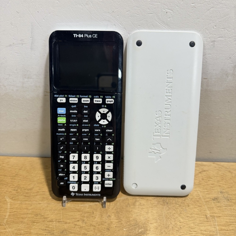 Texas Instruments TI-84 Plus CE Color Graphing Calculator Black Tested School